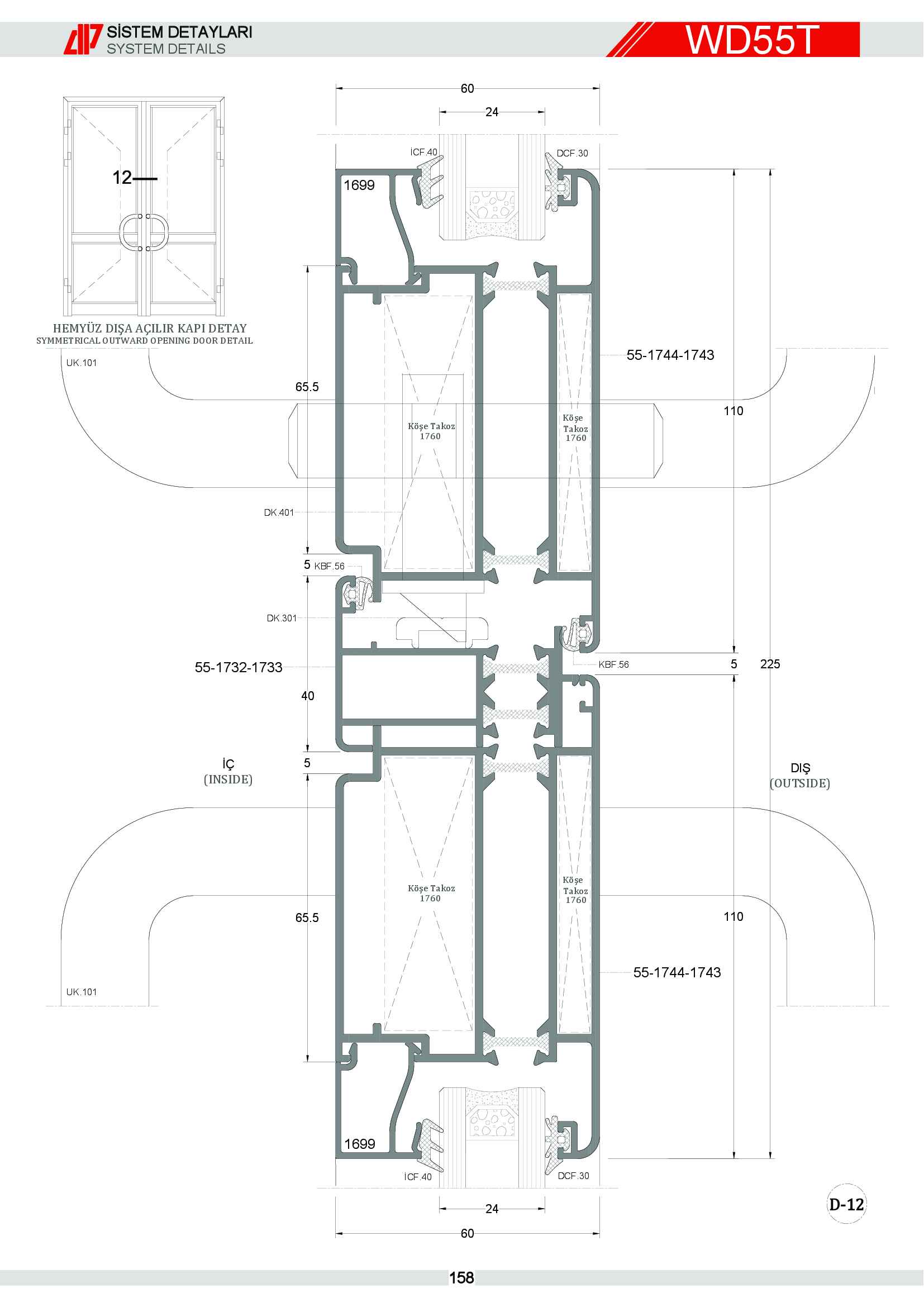 S 55 Yalıtımlı Alüminyum 92